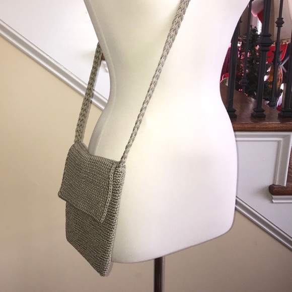 ❤️Madison Studio Taupe Crossbody Knit Bag❤️ - Picture 3 of 5